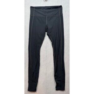 Athleta Barre Stirrup Tight 353531 Powervita Leggings Charcoal Gray Women's MP